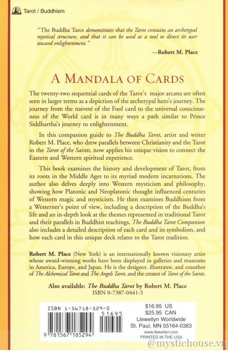 Buddha Tarot Companion - A Mandala of Cards back