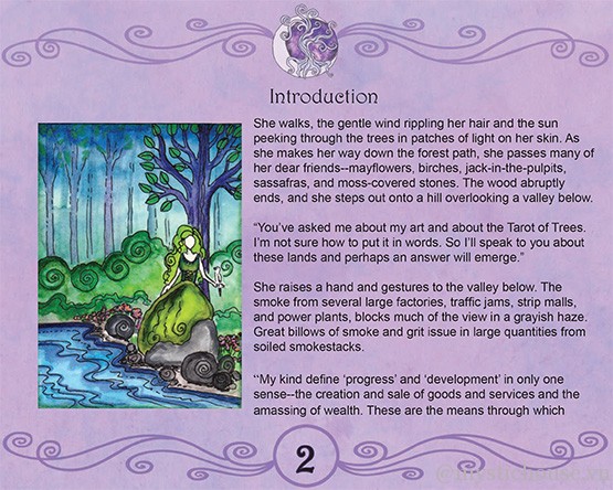 sách hướng dẫn Tarot of Tree Companion