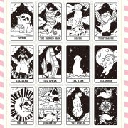 Leisurely-Dog-Tarot-Black-and-White-Edition-2